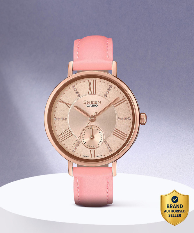 CASIO SHE-3066PGL-4AUDF Sheen ( SHE-3066PGL-4AUDF ) Analog Watch - For Women