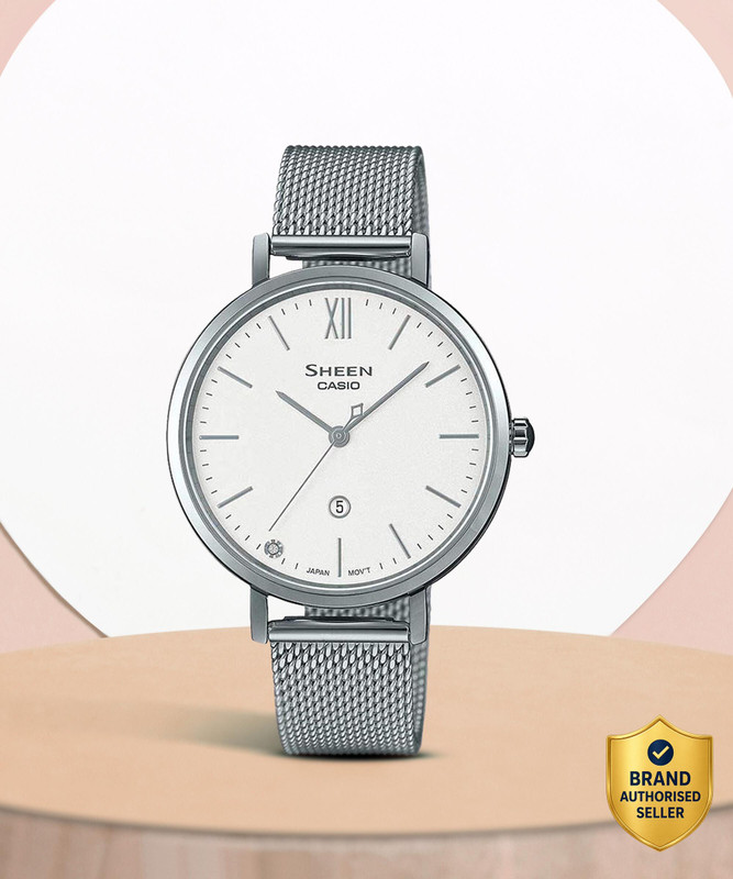 CASIO SHE-4539M-7AUDF Sheen Analog Watch - For Women